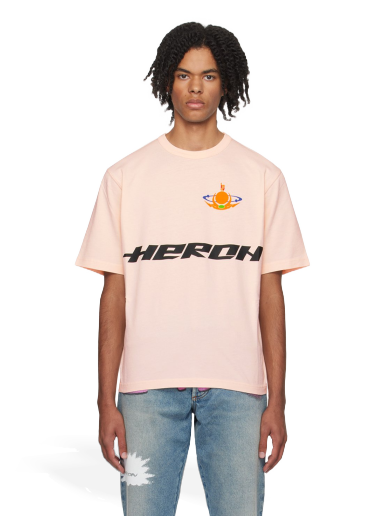 Majica kratkih rukava HERON PRESTON 'Globe Burn' T-Shirt Ružičasta | HMAA032F23JER0173010