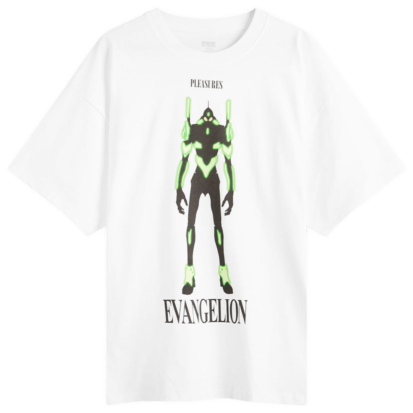 Majica kratkih rukava Pleasures Pleasures x Evangelion Eva 1 T-Shirt Bijela | P25SU060-WHT