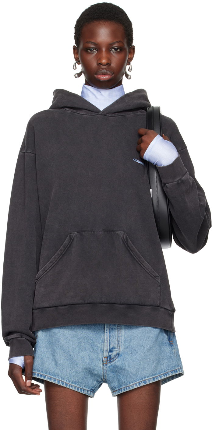Dukserice Coperni Washed Logo Hoodie Crna | COPJS15523W