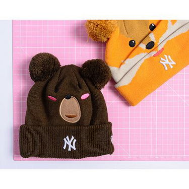 Kapica New Era New Era NY Yankees Toddler Pom Beanie (50-52 cm) Narančasta | 60565309, 1