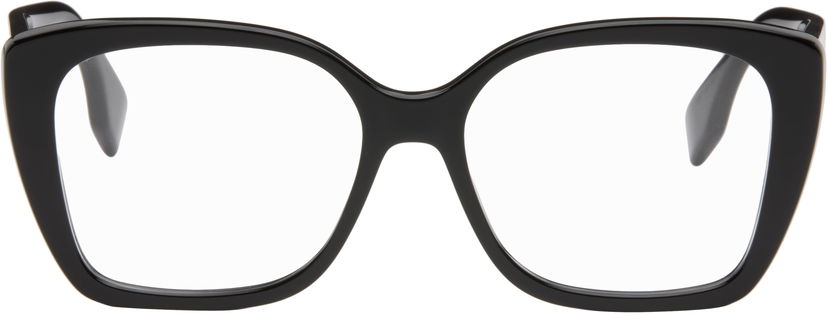 Sunčane naočale FENDI Lettering Rectangle Glasses Crna | FE50127IW54001 192337228438