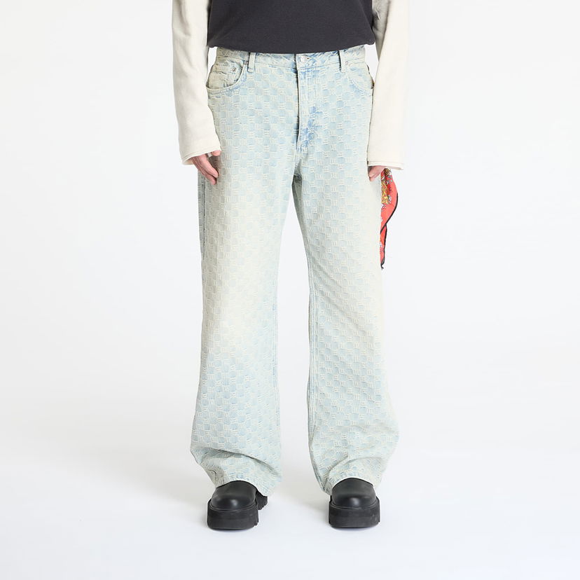 Jeans MISBHV MISBHV Monogram Ocean Washed Jeans 33 Plava | 250M316