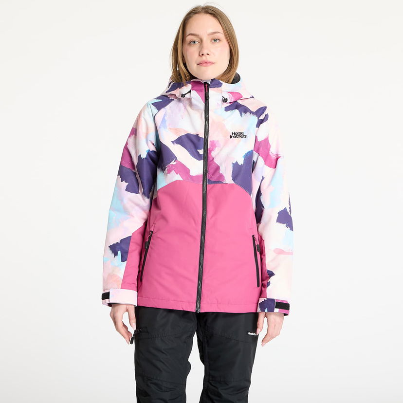 Parka Horsefeathers Horsefeathers Halia Abstract Paint Ski Jacket Višebojno | OW223D