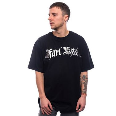 Majica kratkih rukava Karl Kani Old English Chrome Black T-Shirt Crna | KK60300182, 0