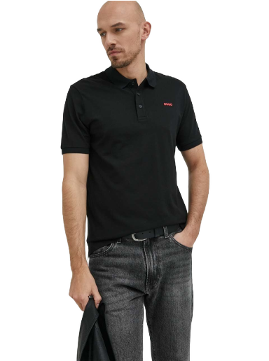 Polo majica BOSS Cotton Polo Shirt Crna | 50466182