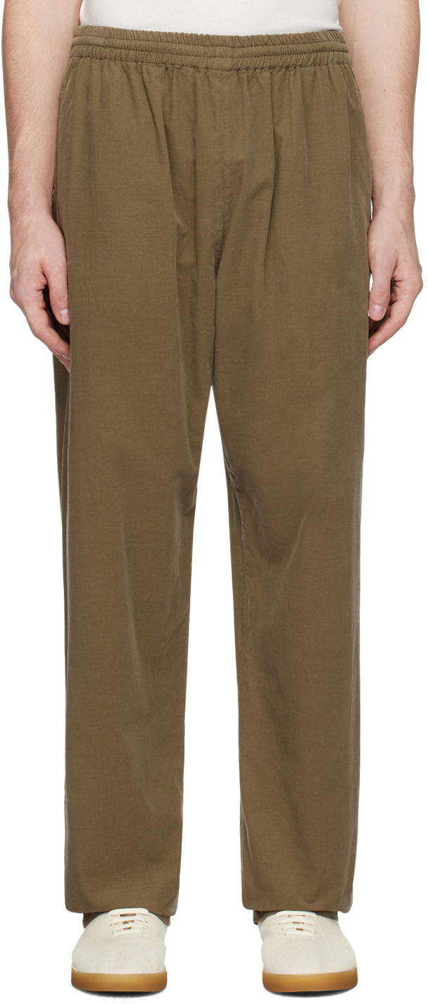 Trenirka The Row The Row Ando Trousers Smeđa | 688-W2963