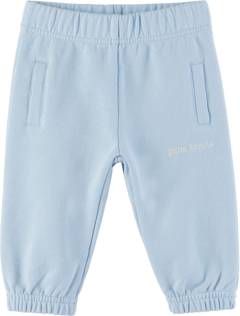 Trenirka Palm Angels Palm Angels Logo Sweatpants Plava | PBXD001S25FLE0054103