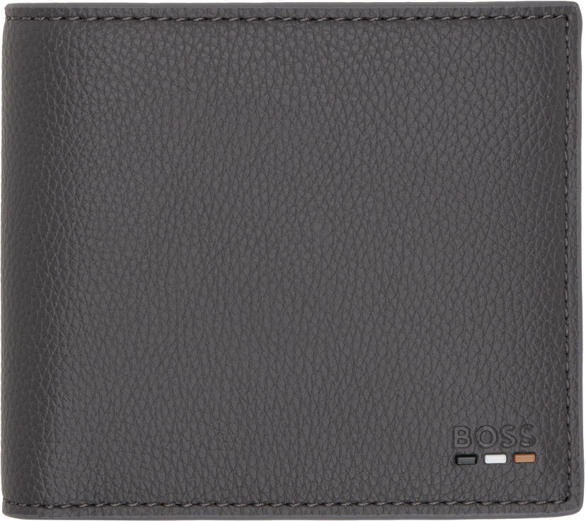 Novčanik BOSS Bi-Fold Leather Wallet Siva | 50536511