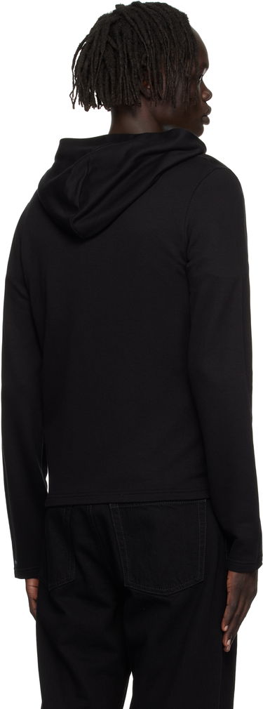 Dukserice Acne Studios Acne Studios Heart Logo Zip Hoodie Crna | CI0201-, 2