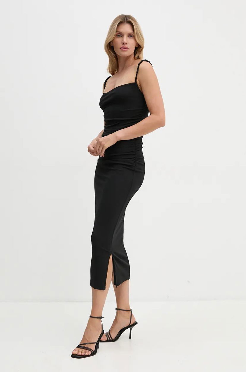 Haljina Nanushka ALEXA Maxi Dress Crna | NW24CRDR00299
