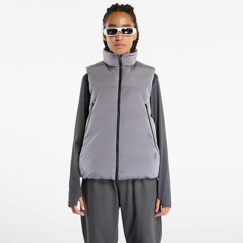 Prsluk On Running All-Day Puffer Vest Siva | 1WF30490174 W