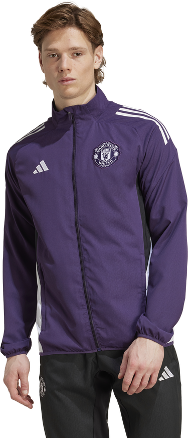 Jakna adidas Originals Manchester United Pre-Match Jacket 2025/26 Ljubičasta | jp3107, 1