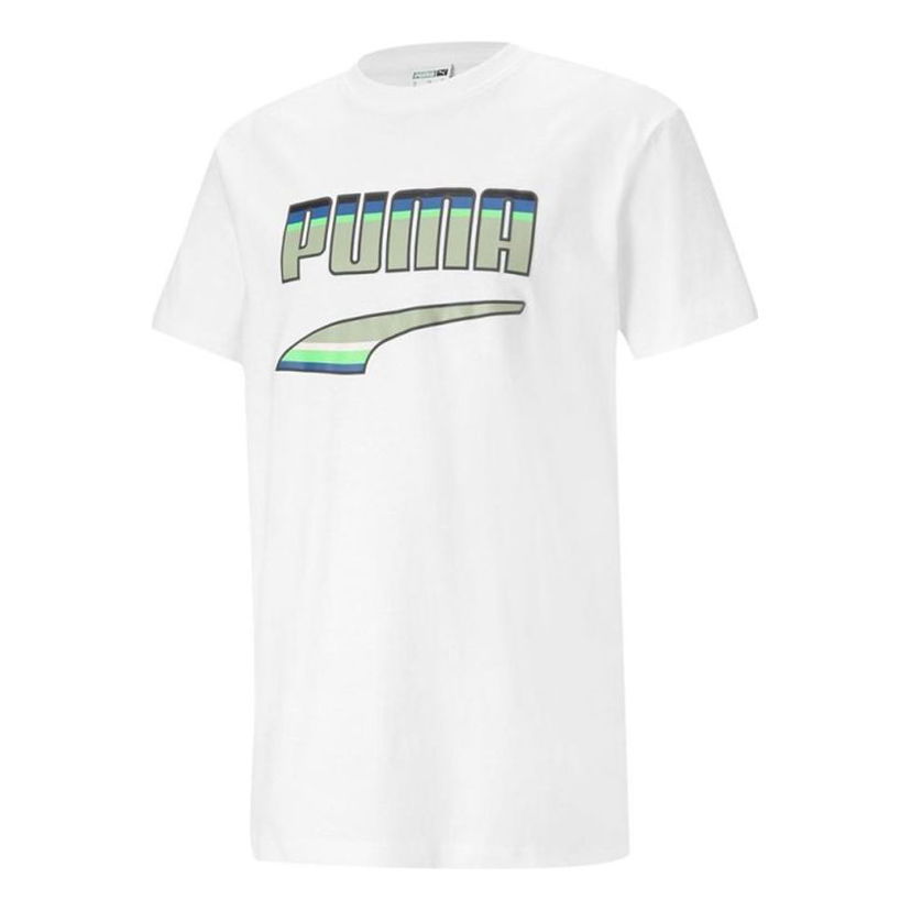 Majica kratkih rukava Puma Printed T-Shirt Bijela | 531497-02