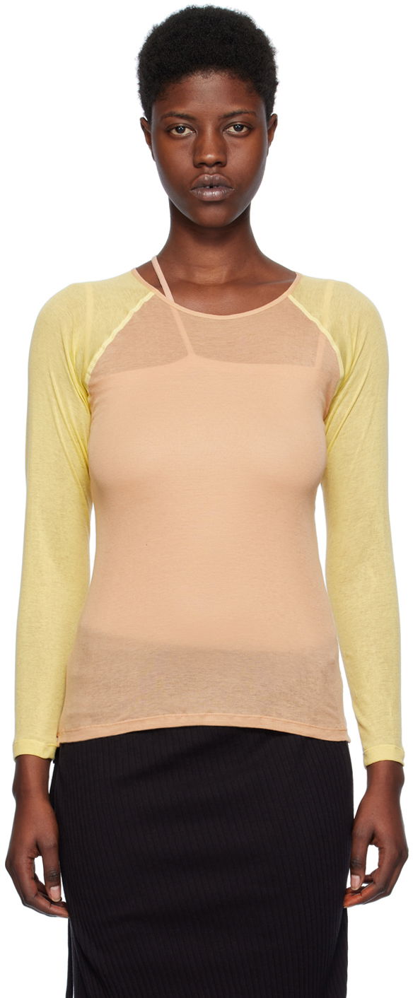 Majica kratkih rukava Baserange Gene Long Sleeve T-Shirt Ružičasta | TOGN-CG-SP24