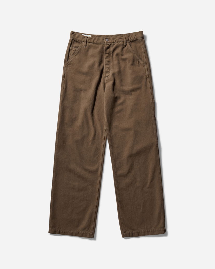 Cargo hlače Dries Van Noten Garment Dyed Pants Smeđa | 251-020950-1046 811