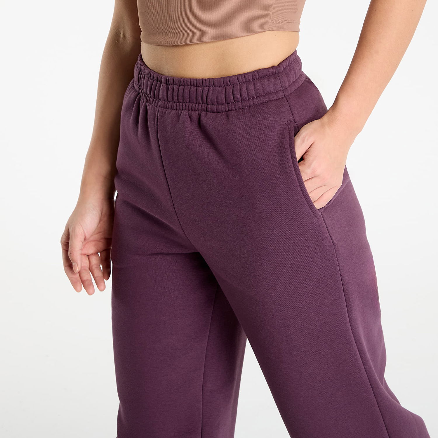 Trenirka Urban Classics Fluffy Sweatpants Ljubičasta | TB7107-18329, 1