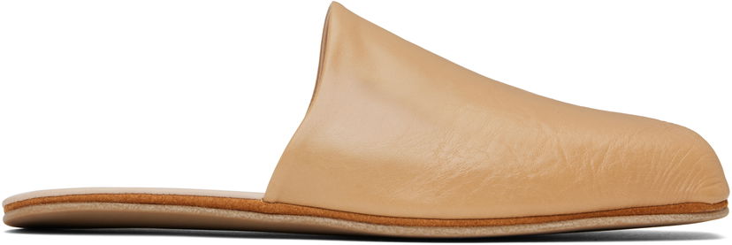 Odjeća OUR LEGACY OUR LEGACY Cigarr Leather Slippers Bež | A2257CSB