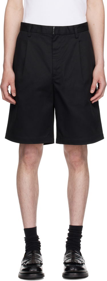 Kratke hlače WACKO MARIA WACKO MARIA x Dickies Edition Pleated Shorts Crna | 25SS-WMP-DC02, 0