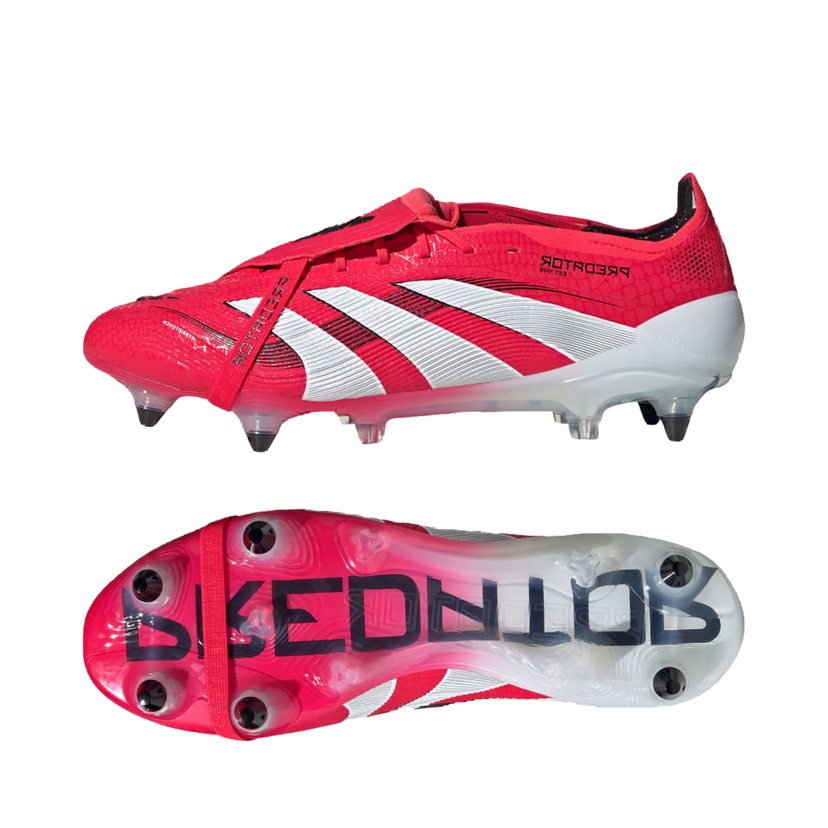 Tenisice i cipele adidas Performance Predator Elite Fold-Over Tongue Soft Ground Cleats Ružičasta | ID8941