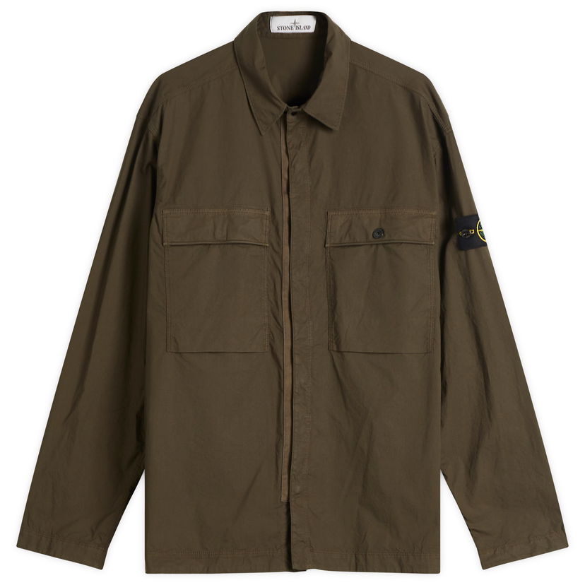 Košulja Stone Island Tela Paracadute Shirt Jacket, Size Large Zelena | K1S151200015-V0054