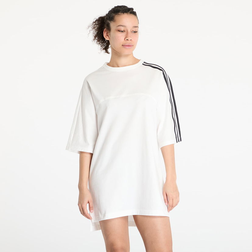 Haljina Y-3 Y-3 3-Stripes Short Sleeve T-Shirt Dress Bijela | JM7845