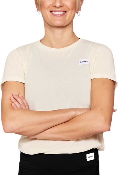 Majica kratkih rukava Saysky Saysky Clean Motion T-Shirt Bež | xwrss51c102, 0