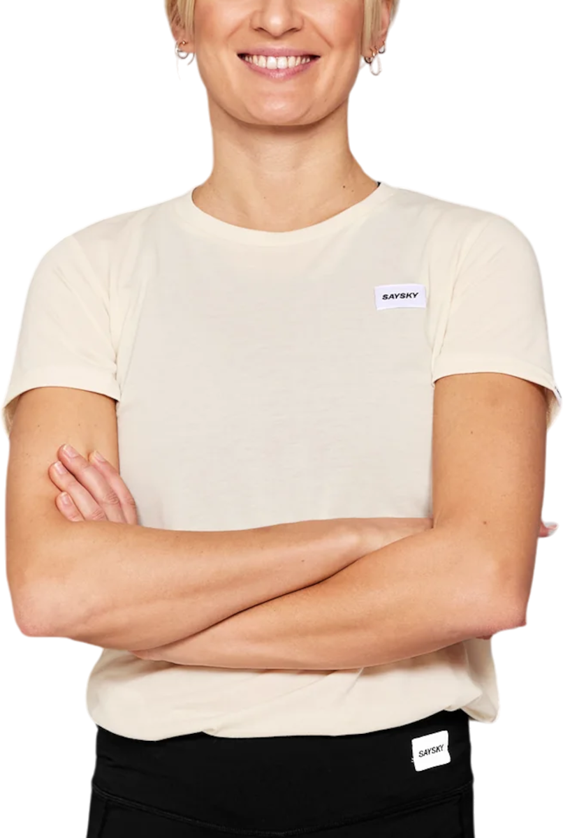 Majica kratkih rukava Saysky Saysky Clean Motion T-Shirt Bež | xwrss51c102, 0