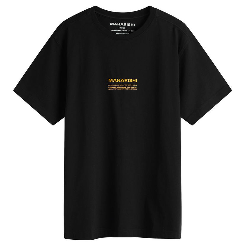 Majica kratkih rukava Maharishi Less Dangerous T-Shirt, Size Large Crna | 1453-BLK