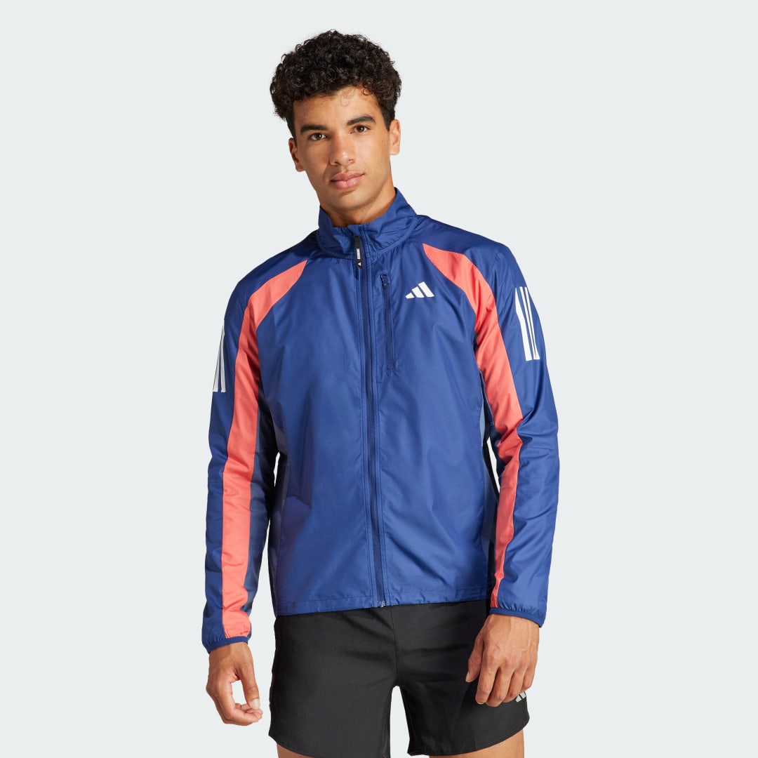 Jakna adidas Performance Own The Run Colorblock Jacket Tamnoplava | IK4992, 1