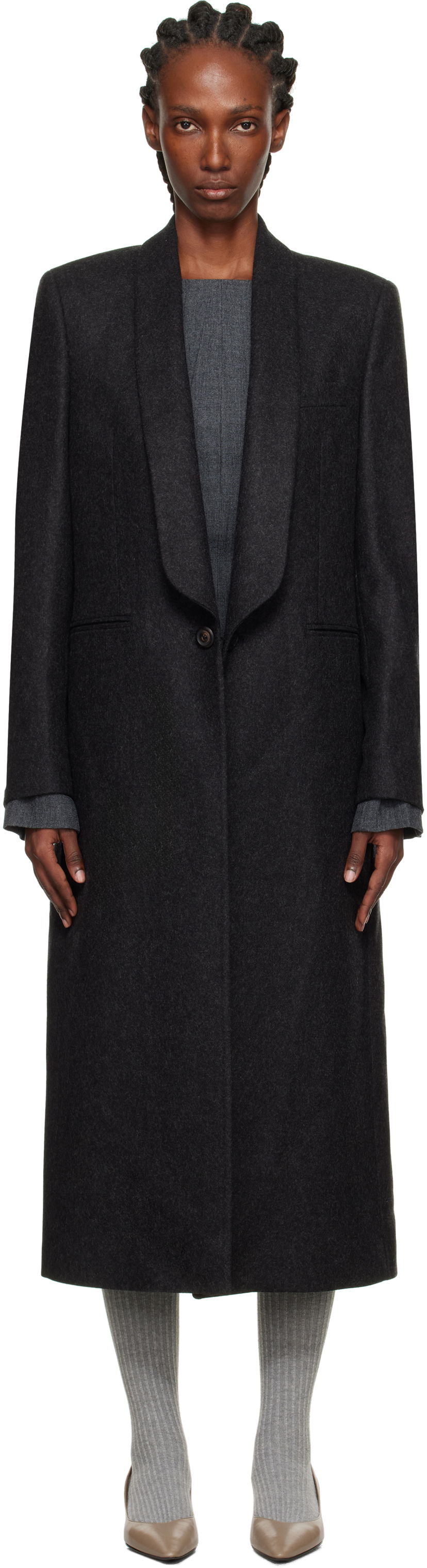 Kaputi OUR LEGACY OUR LEGACY Supper Coat Crna | W4251SG