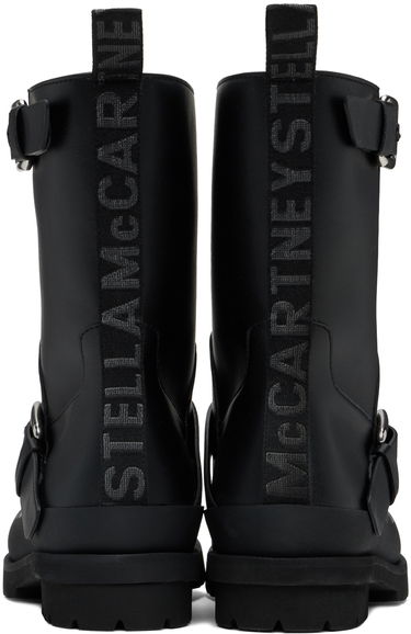 Tenisice i cipele Stella McCartney Buckle-Strap Biker Boots Crna | 810435AP00P0, 1
