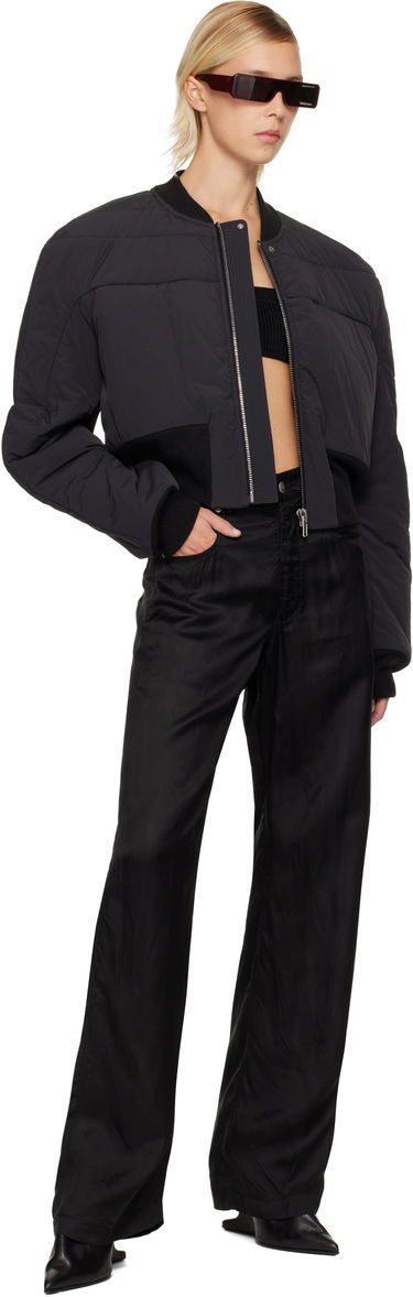 Hlače Rick Owens Relaxed-Fit Technical Fabric Concordians Geth Trousers Crna | RP02E4350 K, 3