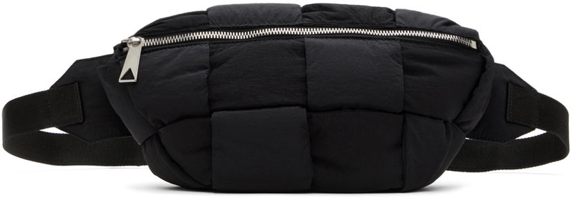 Torba oko struka Bottega Veneta Bottega Veneta Cassette Belt Bag Crna | 755870 VBO85