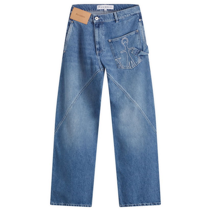 Jeans JW Anderson Twisted Workwear Light Blue Jeans Size 25" Plava | DT0102-PG1735-804