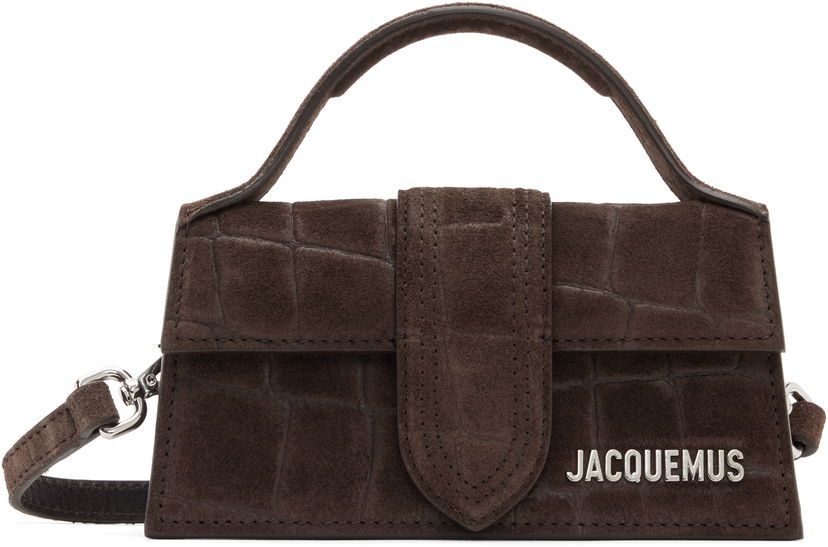 Ručna torbica Jacquemus Jacquemus 'The Bambino' Suede Shoulder Bag Smeđa | 25E213BA006-3243
