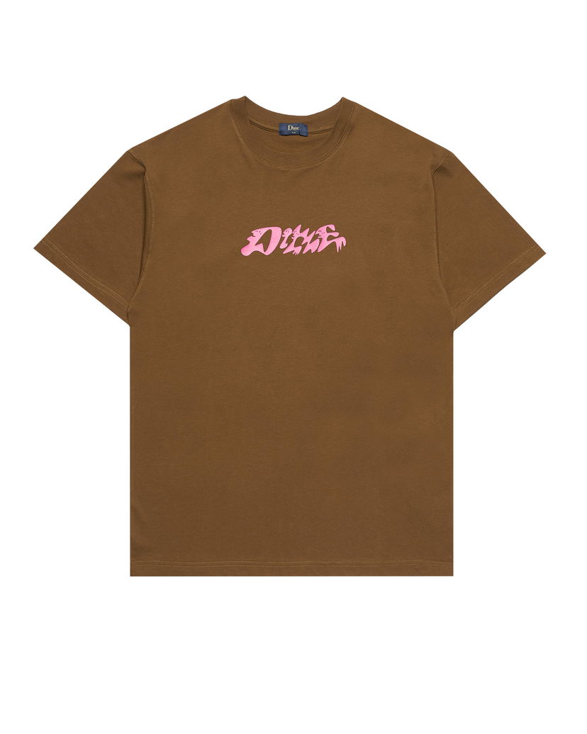 Majica kratkih rukava Dime Happy T-Shirt Smeđa | DIMEFA2430BRW