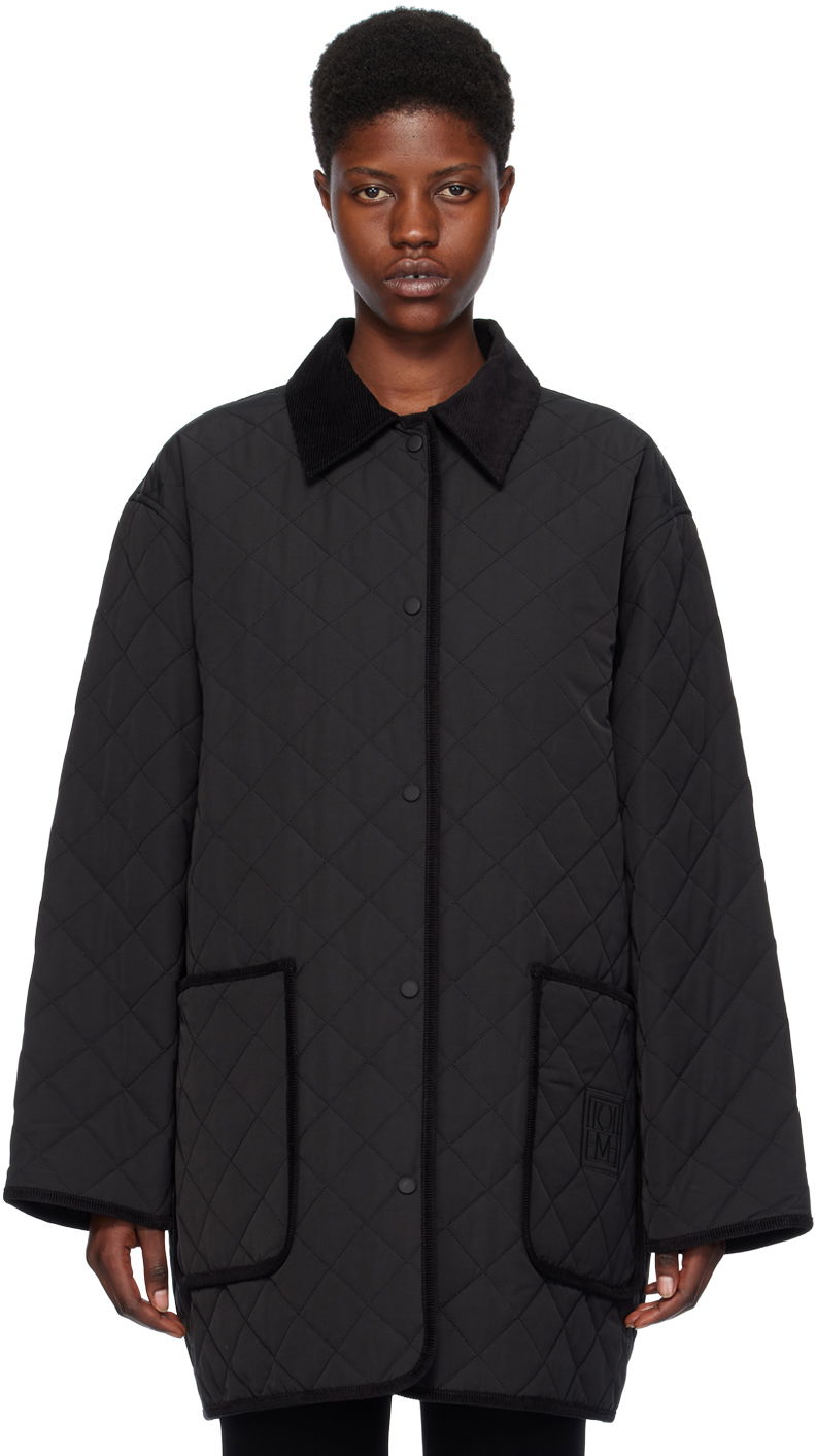 Pernata jakna TOTEME Quilted Jacket Crna | 241-WRO1022-FB0169