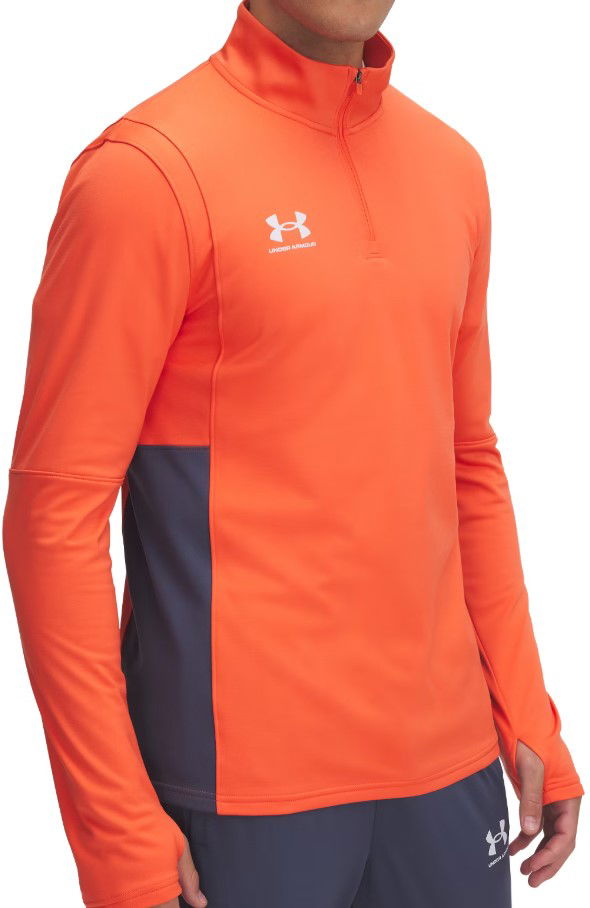 Dukserice Under Armour Challenger Midlayer 1/4 Zip Narančasta | 1379588-847