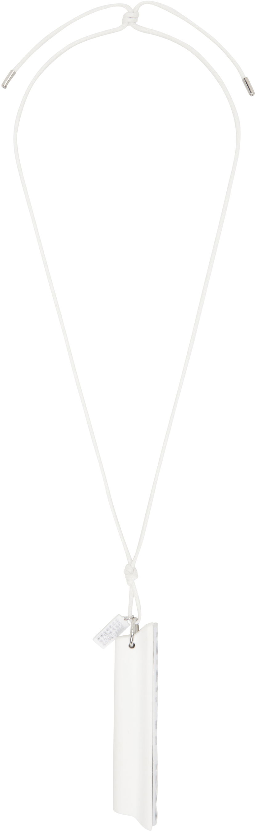 Ogrlica Maison Margiela MM6 Maison Margiela 'Invitation' Pendant Necklace Bijela | SM7UU0074 P7352