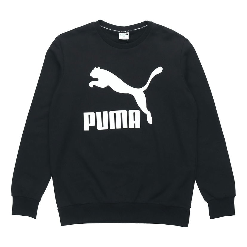 Džemper Puma Classics Logo Fleece Sweatshirt Crna | 595892-01