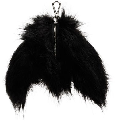 Privjesci za ključeve Simone Rocha Simone Rocha Faux Fur Hare Coin Purse Bag Charm Crna | COINPURSE1 0815, 1