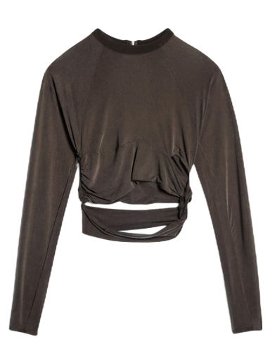 Majica kratkih rukava Jacquemus Le  Espelho Knotted Cut-Out Crna | 231JS120-2307-850