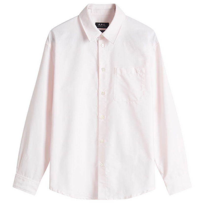 Košulja A.P.C. Women's Brodee Boyfriend Shirt, Size X-Small Ružičasta | COECK-F12550