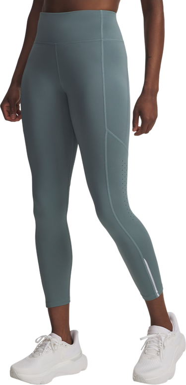 Tajice Under Armour Launch Ankle Tights with Perforated Panels and Reflective Detail Tirkiz | 1369771-587, 0
