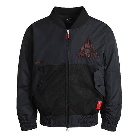 Bomber jakna Nike Kyrie Basketball Mesh Patchwork Padded Jacket Crna | CK6671-010