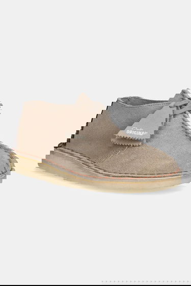 Tenisice i cipele Clarks Originals Desert Trek Suede Flat-Heel Boots Bež | 26178464, 0