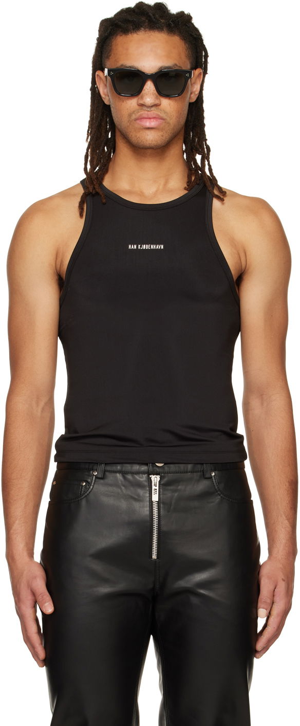 Majica bez rukava Han Kjøbenhavn Racer Tank Top Crna | W-132610