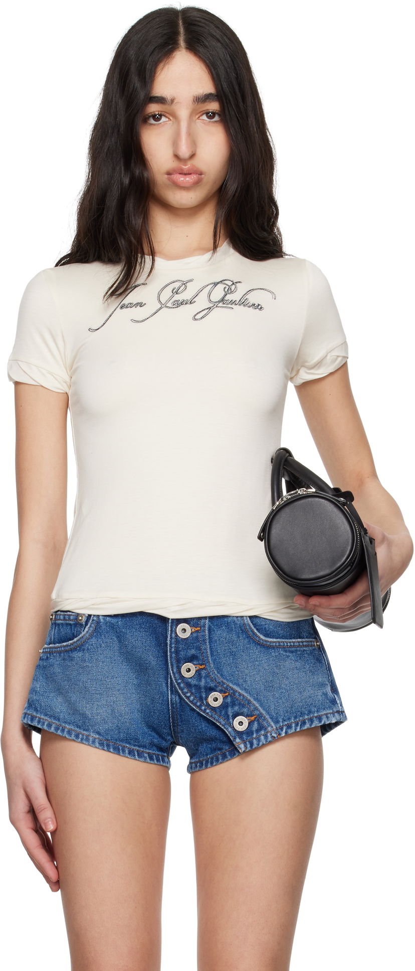 Majica kratkih rukava Jean Paul Gaultier Jean Paul Gaultier 'The Tattoo' T-Shirt Bijela | 25/34-F-TS111I-J089-03