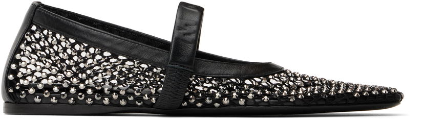Tenisice i cipele Marni Marni Mesh Mary Jane Ballerina Flats Crna | MJMS007700 P6394