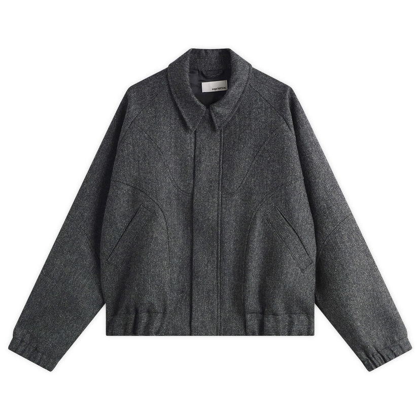 Jakna sage NATION Wool Jiji Jacket Siva | S052-DGH